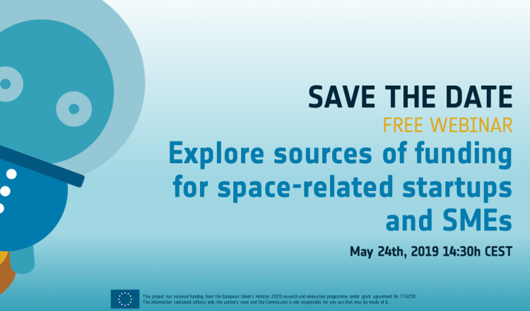 Webinar: Explore sources of funding for space-related startups and SMEs