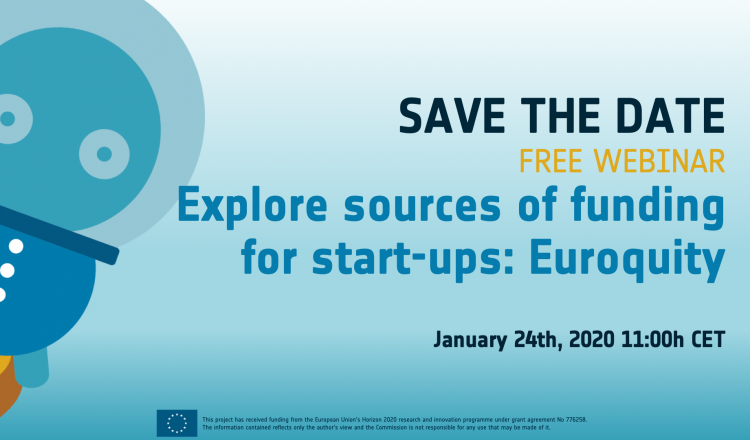 Webinar: Explore sources of funding for start-ups: Euroquity