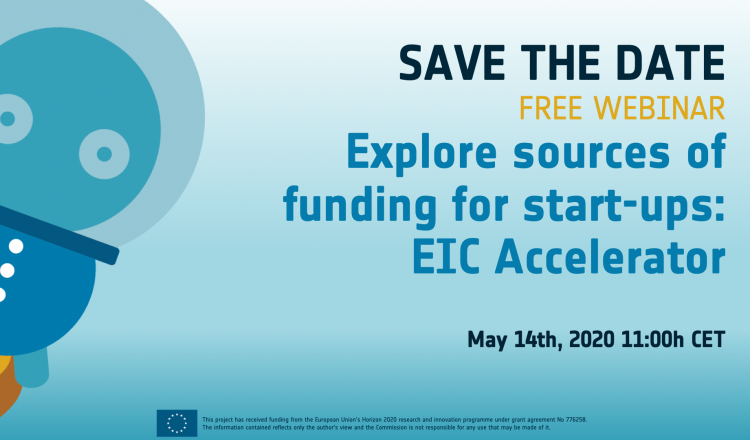 Webinar · Explore sources of funding for start-ups: EIC Accelerator